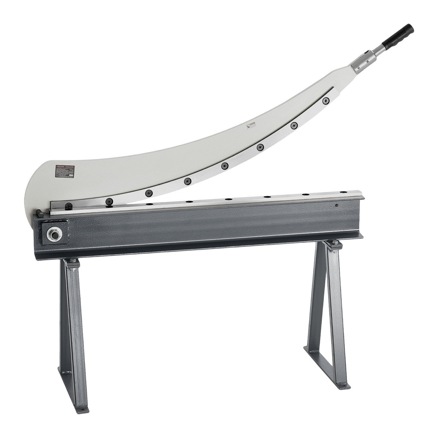 VEVOR Guillotine Shear, 1000 mm Bed Width Benchtop Cutter, Manual Hand Plate Shear for Metal Sheet Processing, with Q235 Material, High Precision, Stand, for PCB, Aluminum, Steel, Copper, Plastic