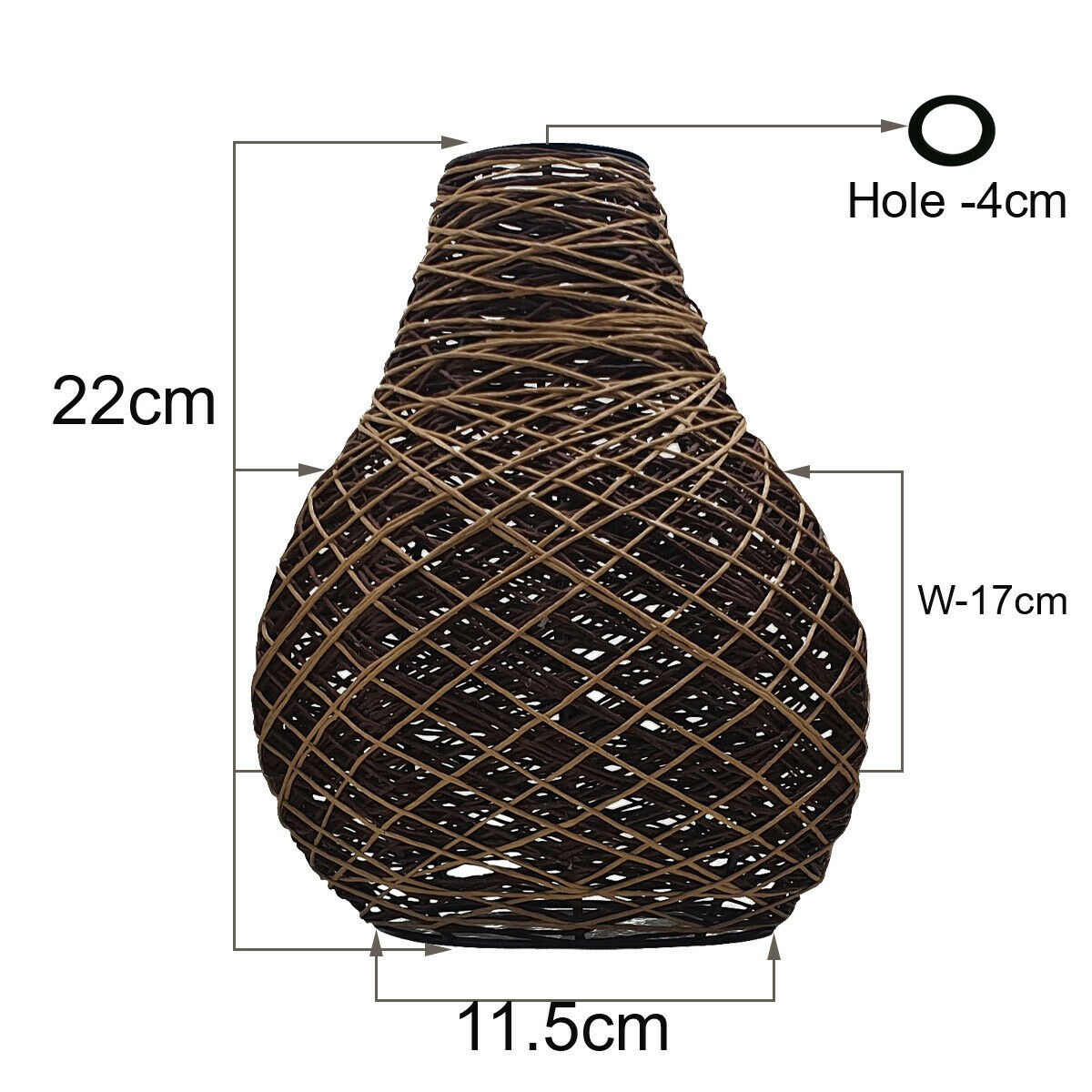 Best Rattan Ceiling Light Easy fit Lampshades~1969