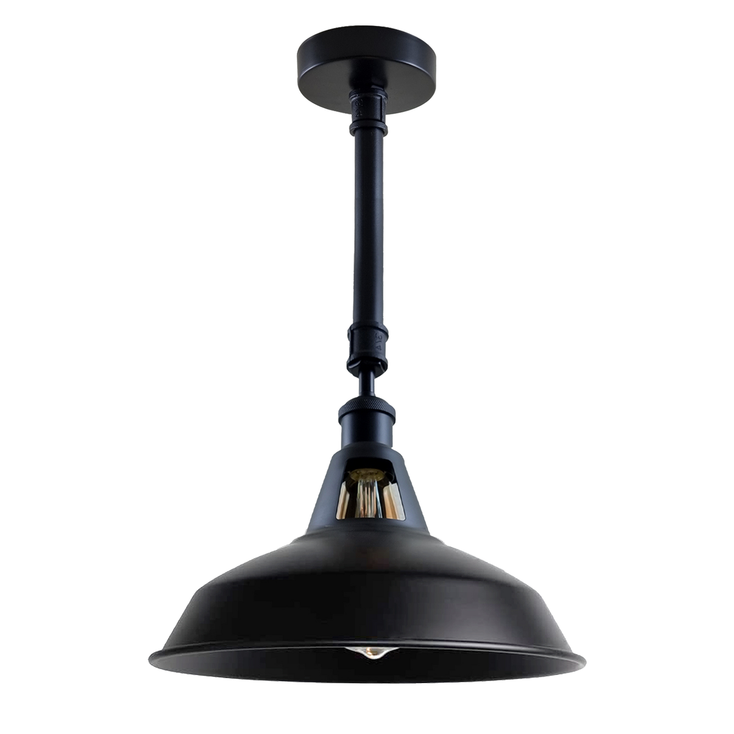 Black Metal Lampshade Industrial Retro Lighting Ceiling Light~1140