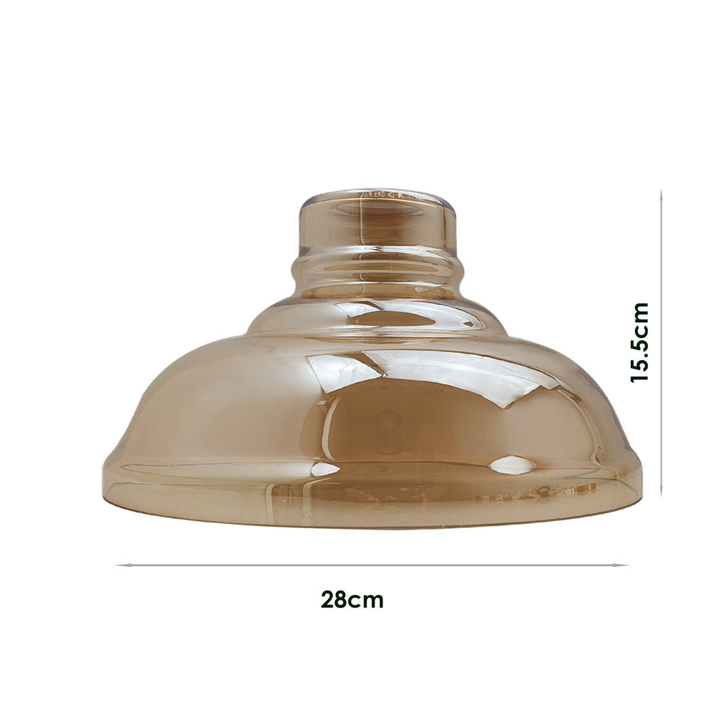 Vintage Lampshades Amber Glass Ceiling Pendant Light Retro Style~2178