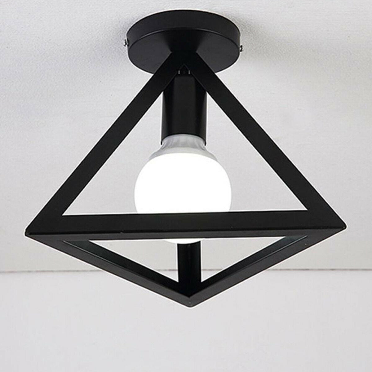 Ceiling Lamp Light Flush Mount Modern Industrial Cage Ceiling Light Hallway Lamp~2265