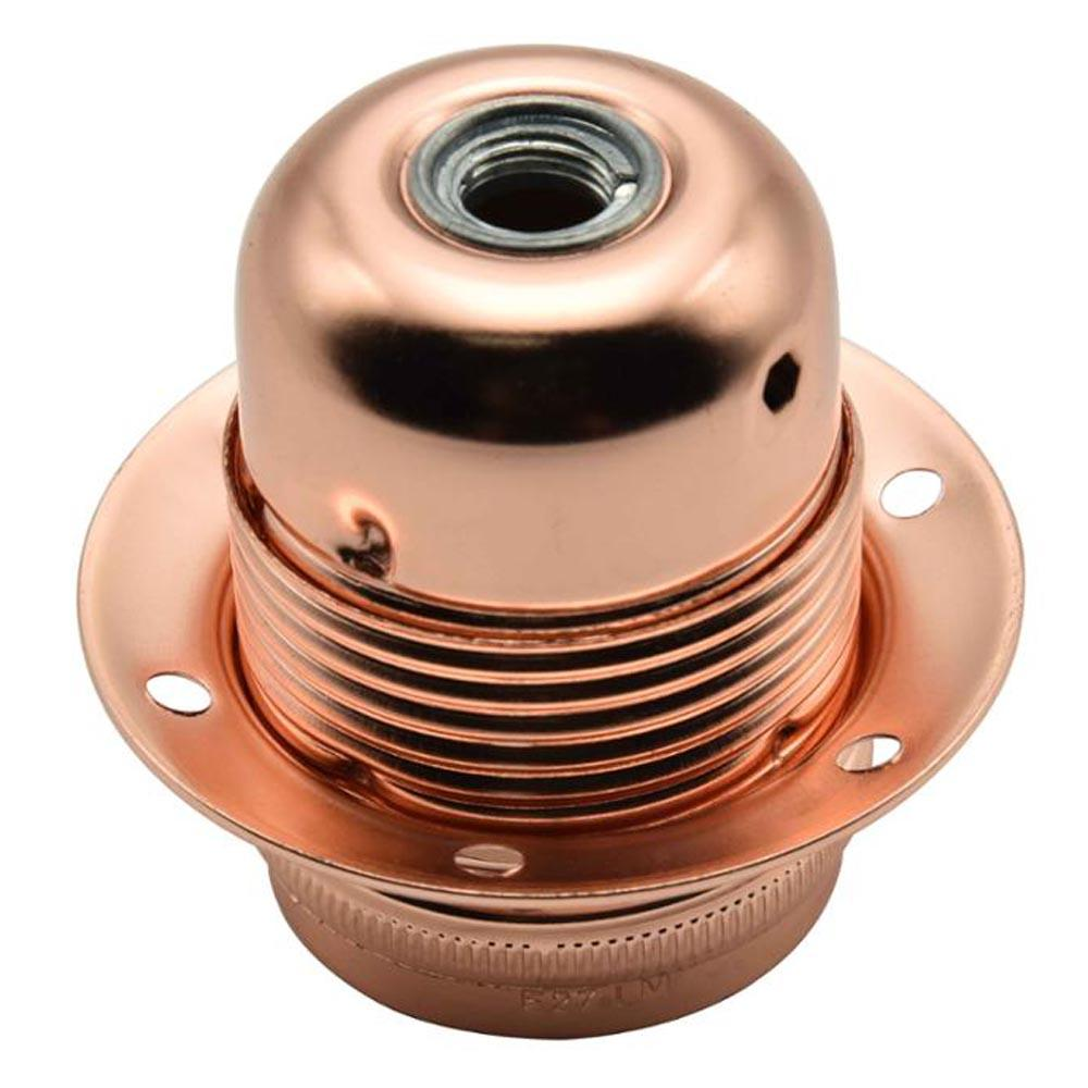Rose Gold Ceiling Lamp Holder -E27 for Energy bulbs~2306