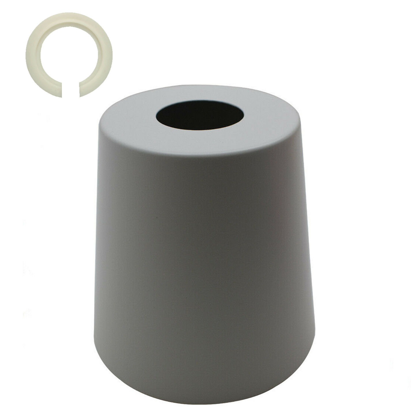 Modern Ash Colour Metal Easy Fit Lampshade~2244