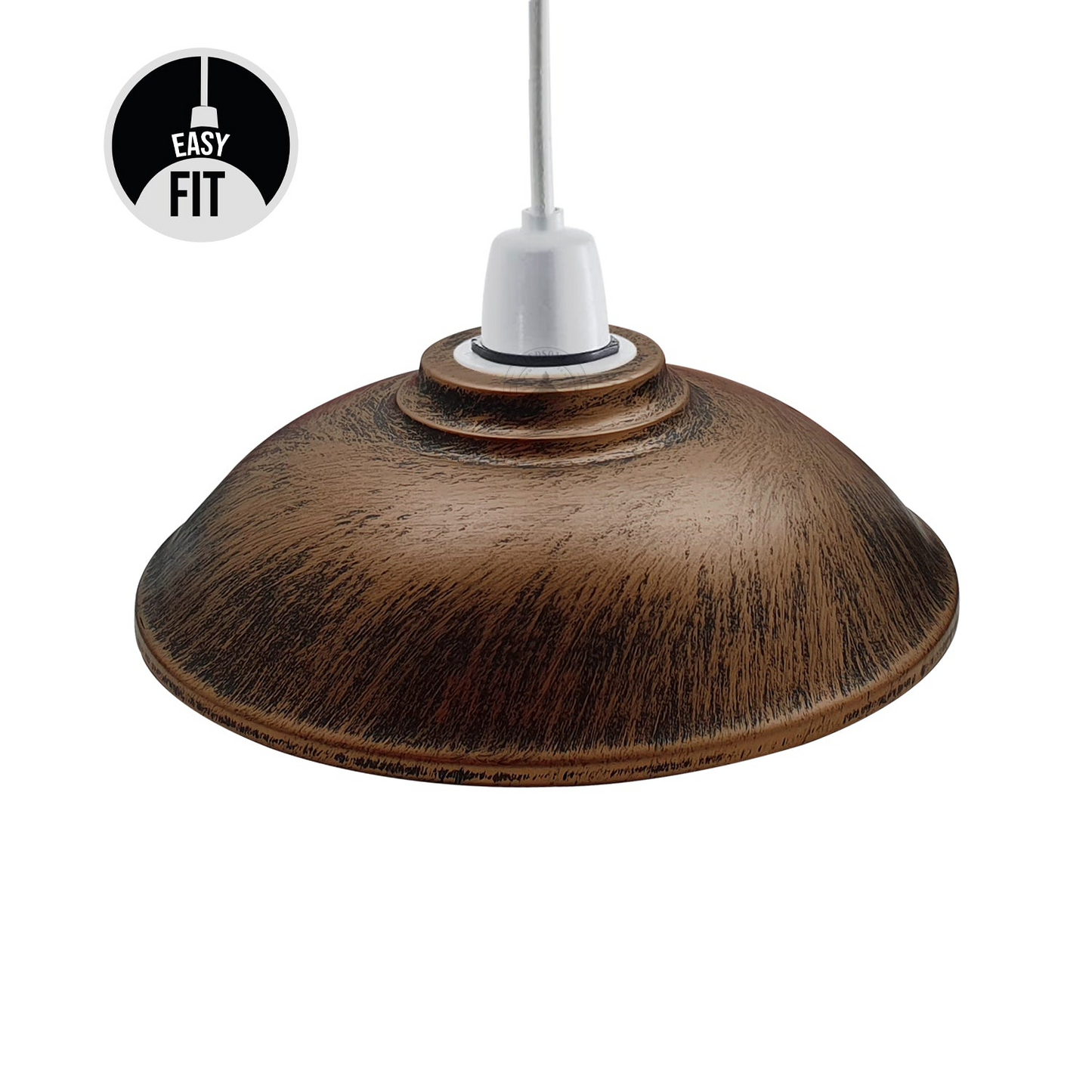 Pendant Light Shade Rustic Copper Easy to Fit ~1897