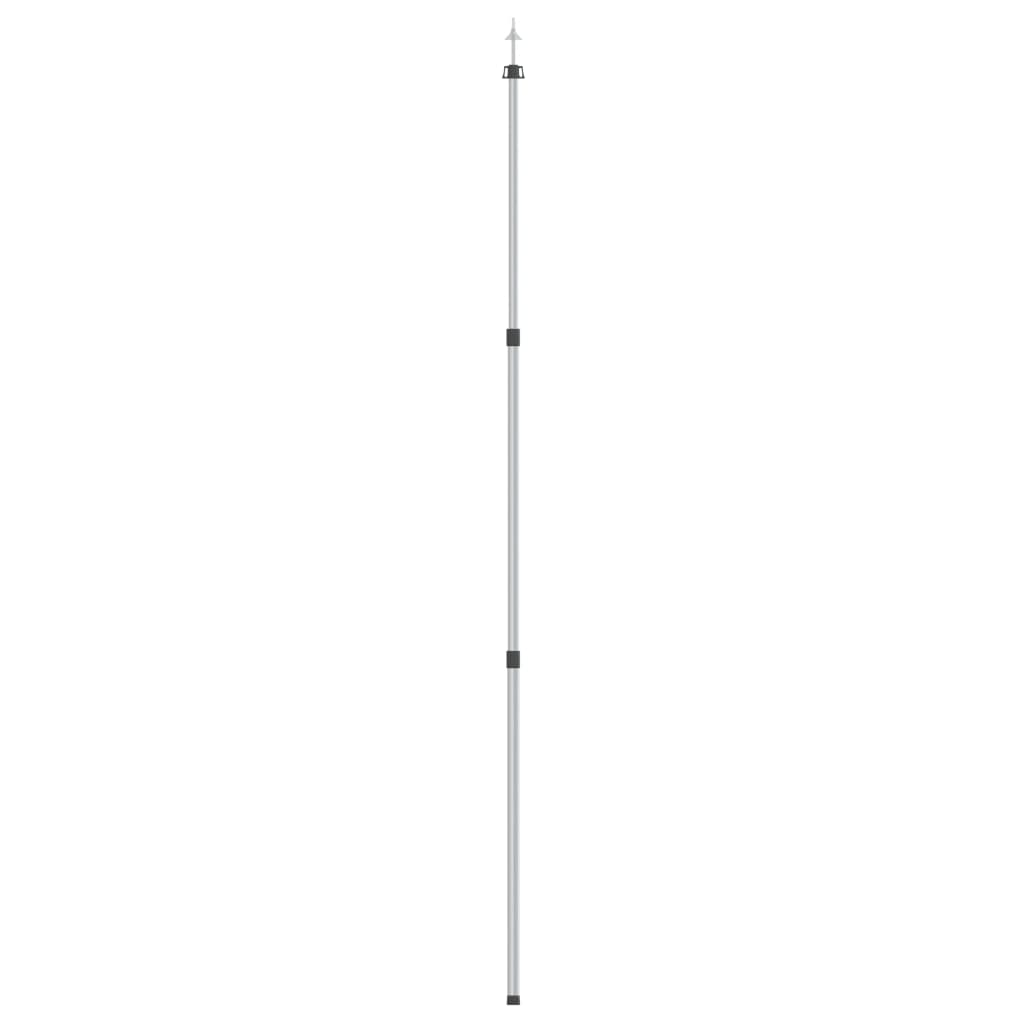 vidaXL Telescopic Tarp Pole with Length of 102-260 cm Aluminum