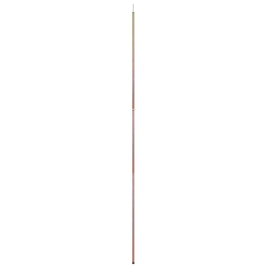 vidaXL Telescopic Tent Pole with Length of 170-255 cm Galvanised Steel