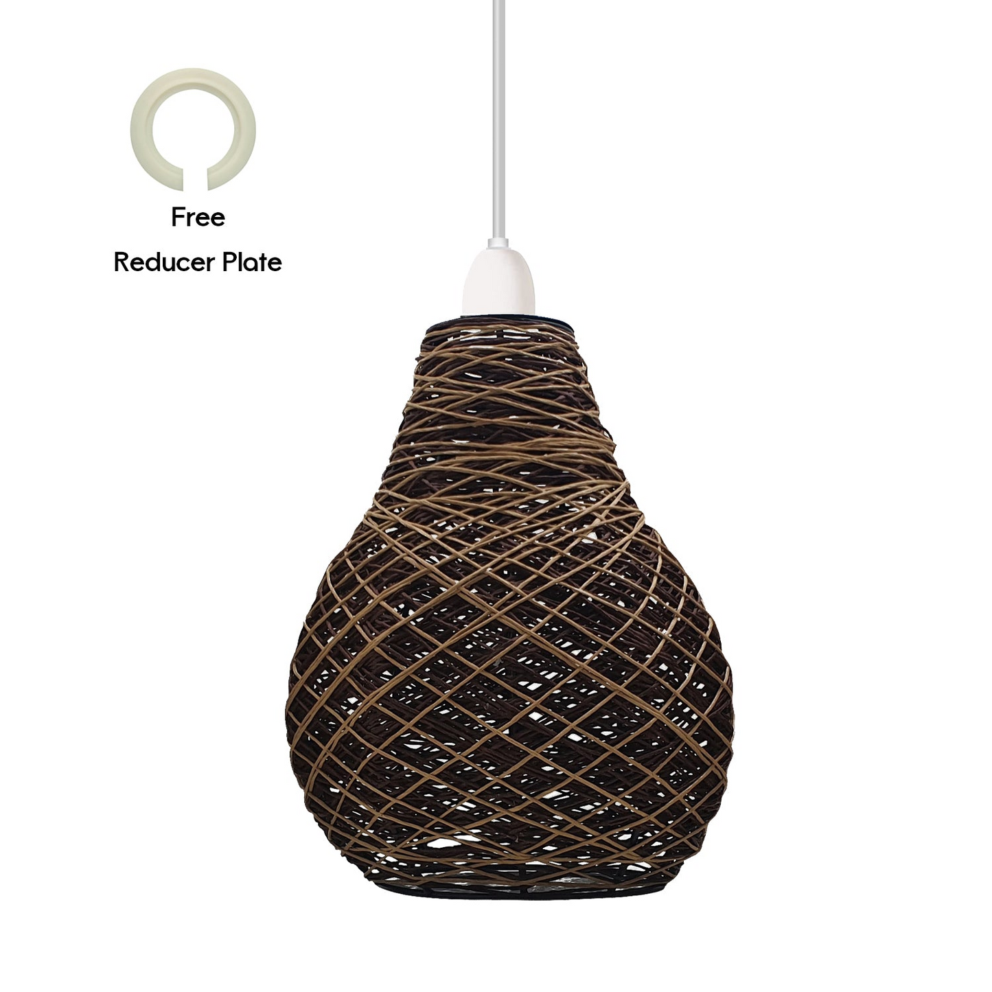 Best Rattan Ceiling Light Easy fit Lampshades~1969