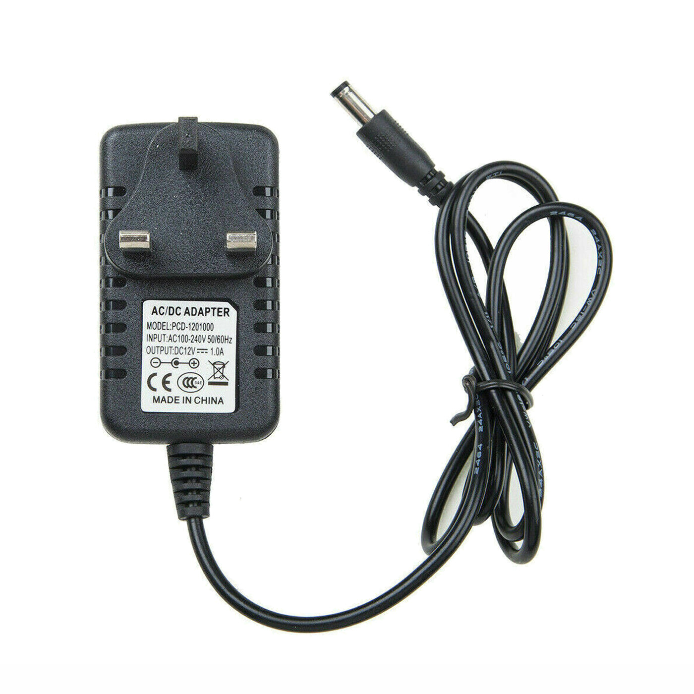 Universal Regulated Power Adapters_AC 100-240V to DC 12W 1A~2366