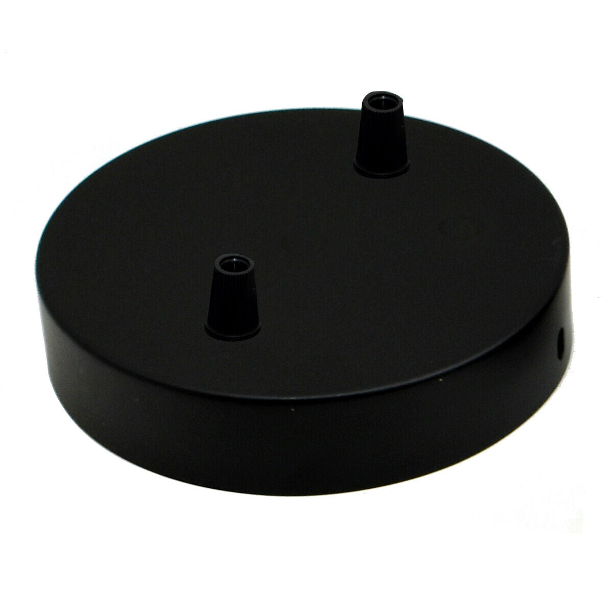 LEDSone industrial Vintage 2 Outlet Black Metal Ceiling Rose 120x25mm~2782