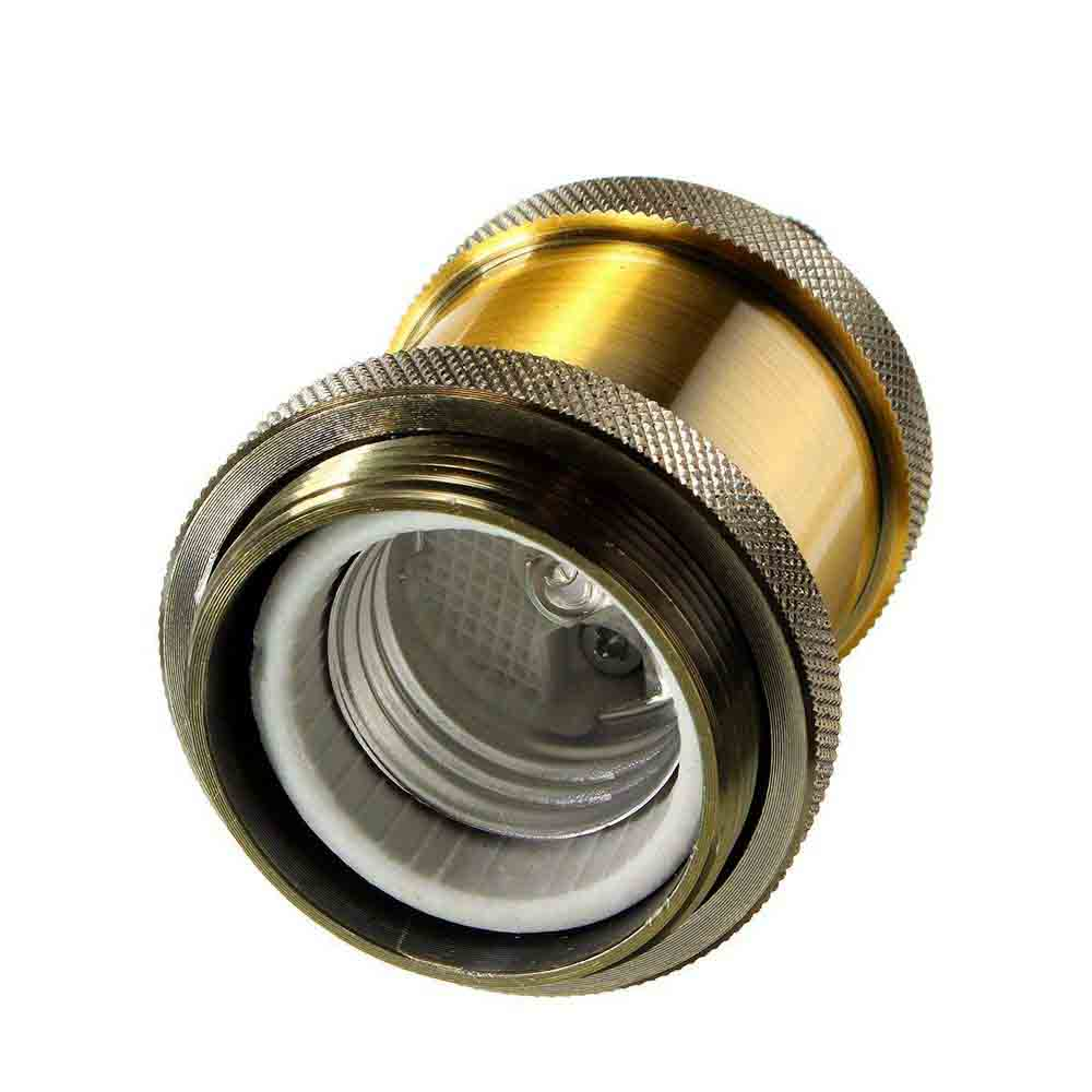 Yellow Brass E27 Metal Lamp, Bulb Holder Metal~2932