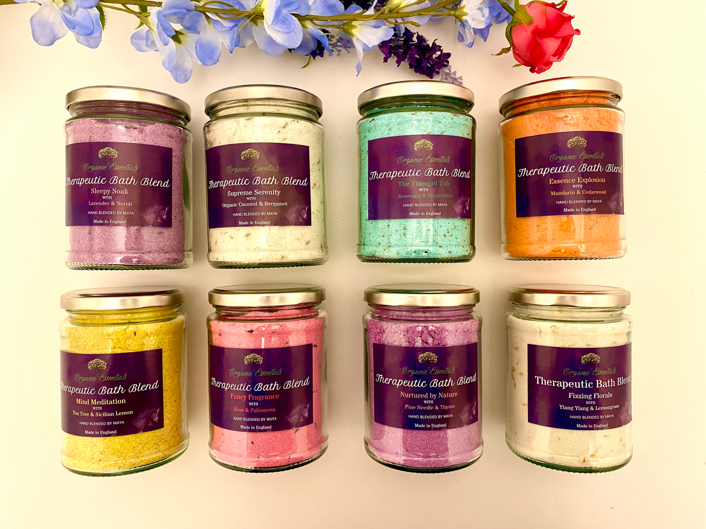 Luxury Bath Blend - Supreme Serenity - Organic Coconut & Lavender