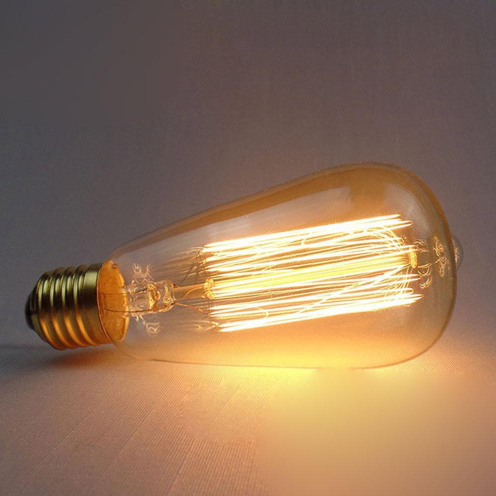 10 x ST64 E27 4W Vintage Antique Retro Edison Lamp Light Bulbs Filament 220V UK~2184