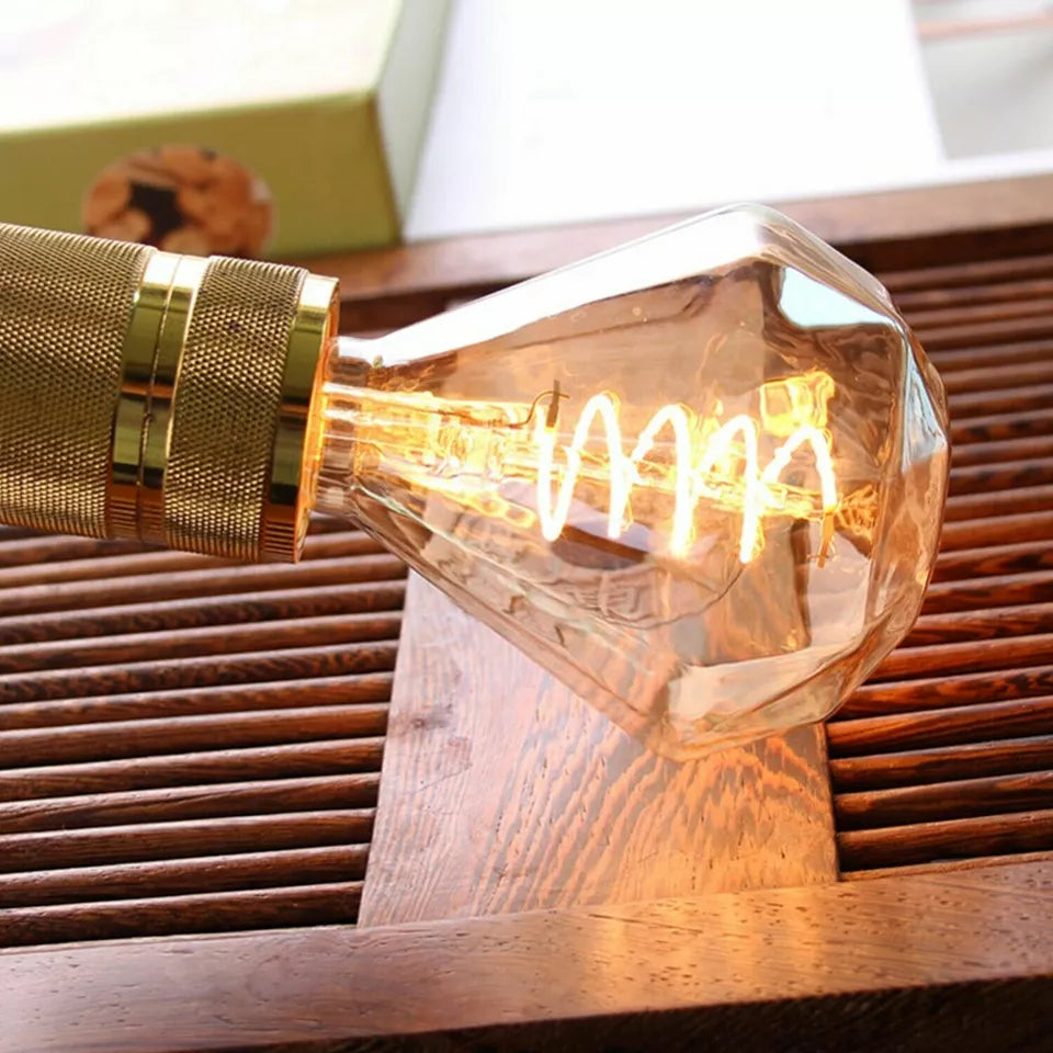 LED E27 T45 4W Vintage Edison Filament Glass Retro Warm White 3 Pack~1014