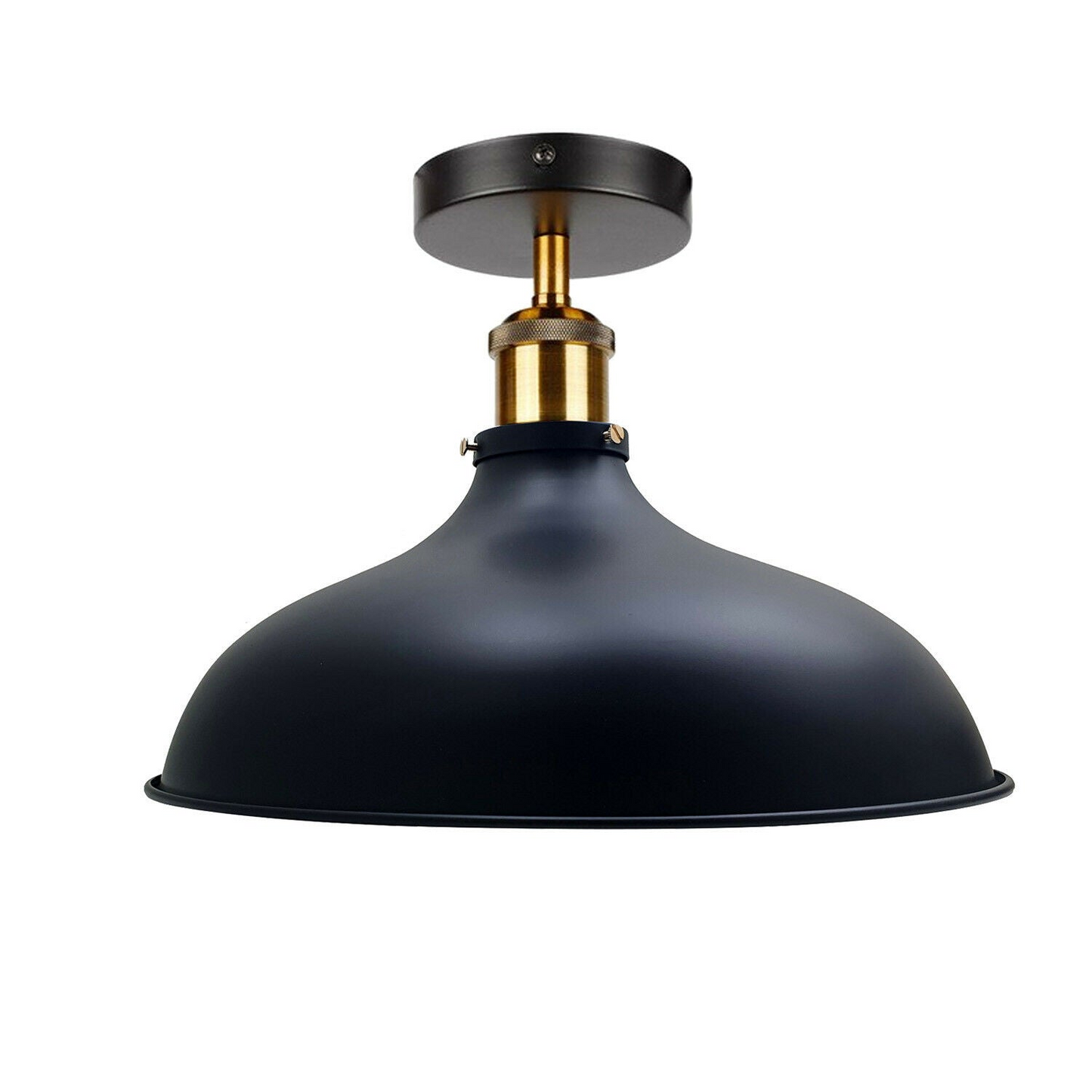 Gold And Black Ceiling Lights Vintage Flush Mount Scone Ceiling Light Shade ~1780