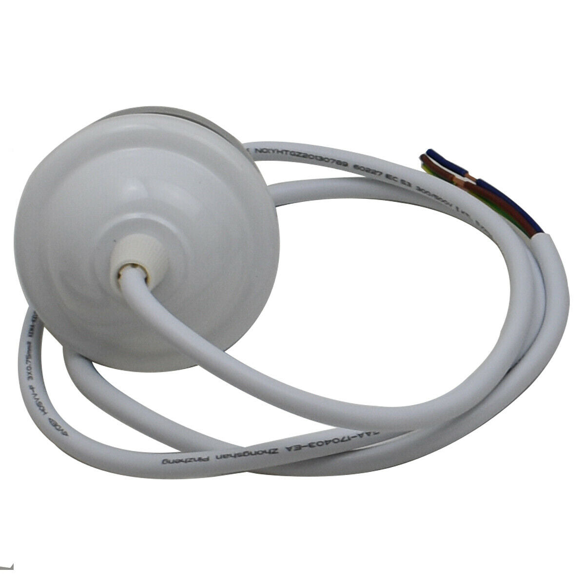 E27 Ceiling Rose White Light PVC Flex Pendant Lamp Holder Fitting~2378