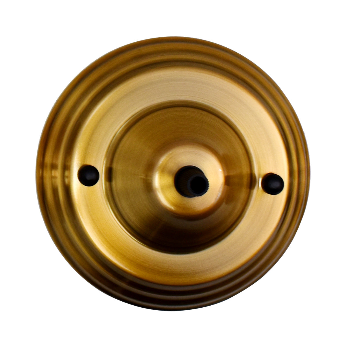 Yellow Brass Color Pendant Cable Grip Flex Plate For Light Fitting Choose 140mm Ceiling Rose~2658