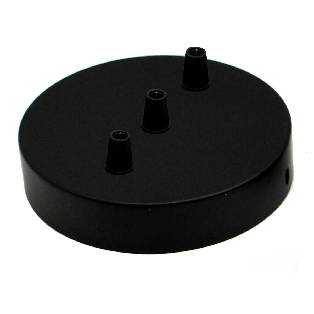 LEDSone industrial Vintage 3 Outlet Black Metal Ceiling Rose 120x25mm~2781