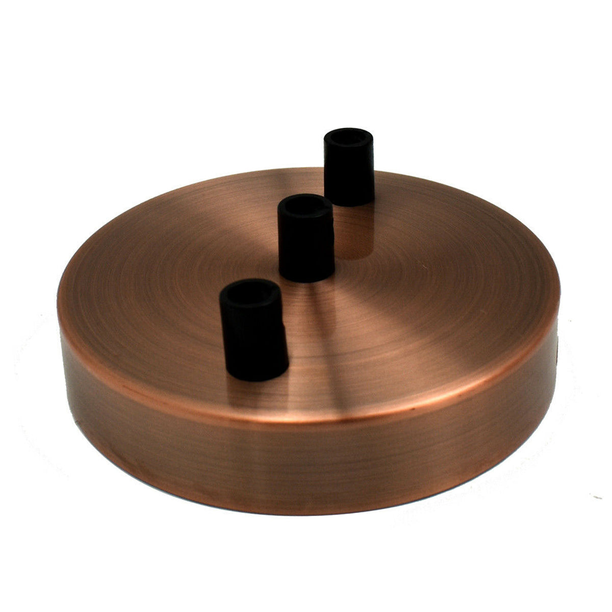 Multi Outlet 3 Hole Ceiling Rose Copper Drop Pendant 120x25mm~2881