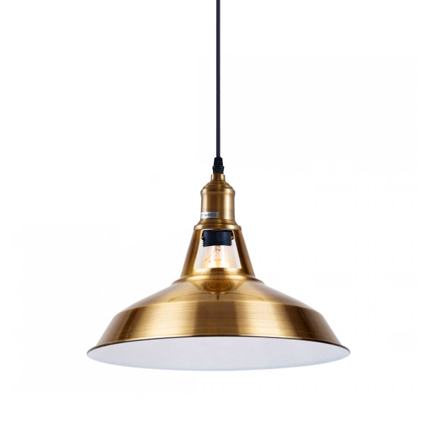 Industrial Brass Metal Pendant Light~1477