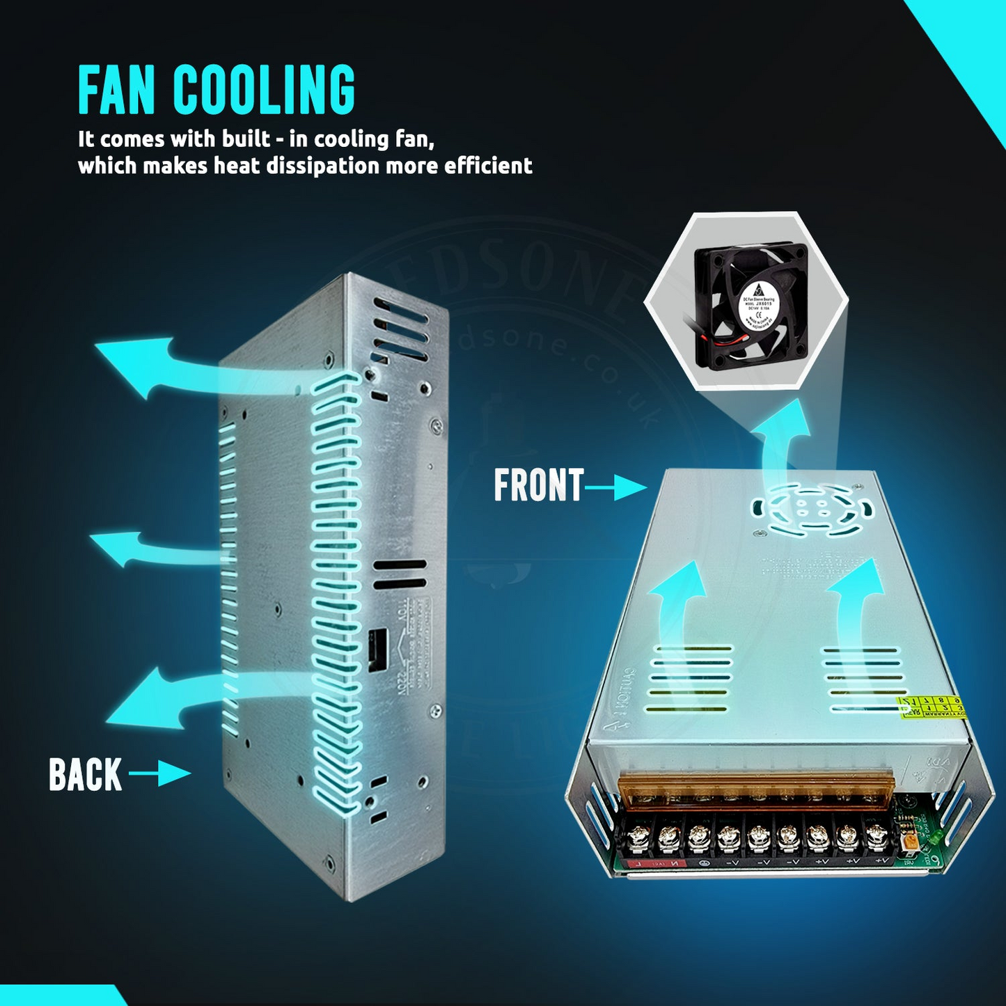 IP20 360W 15A DC24 Voltage LED Transformer~3294