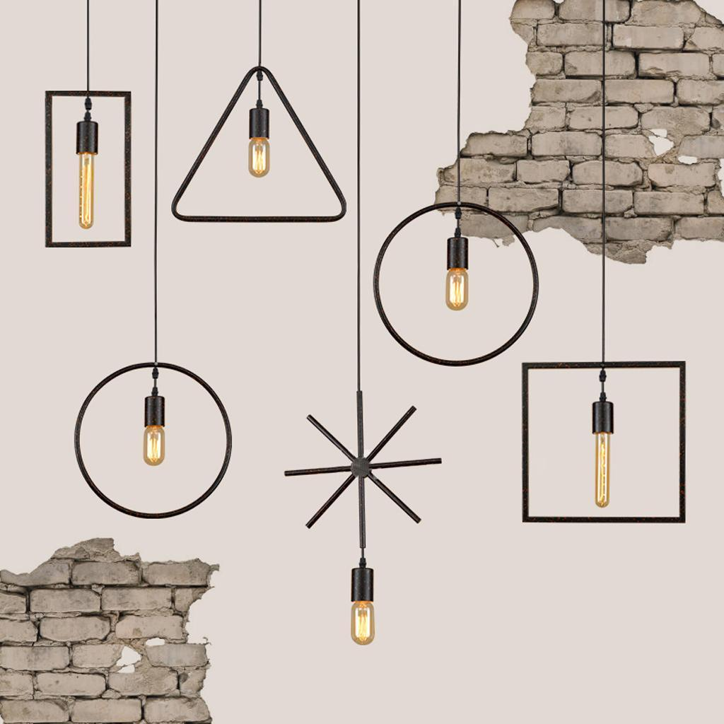 Kitchen Lights Black Metal over table~3181