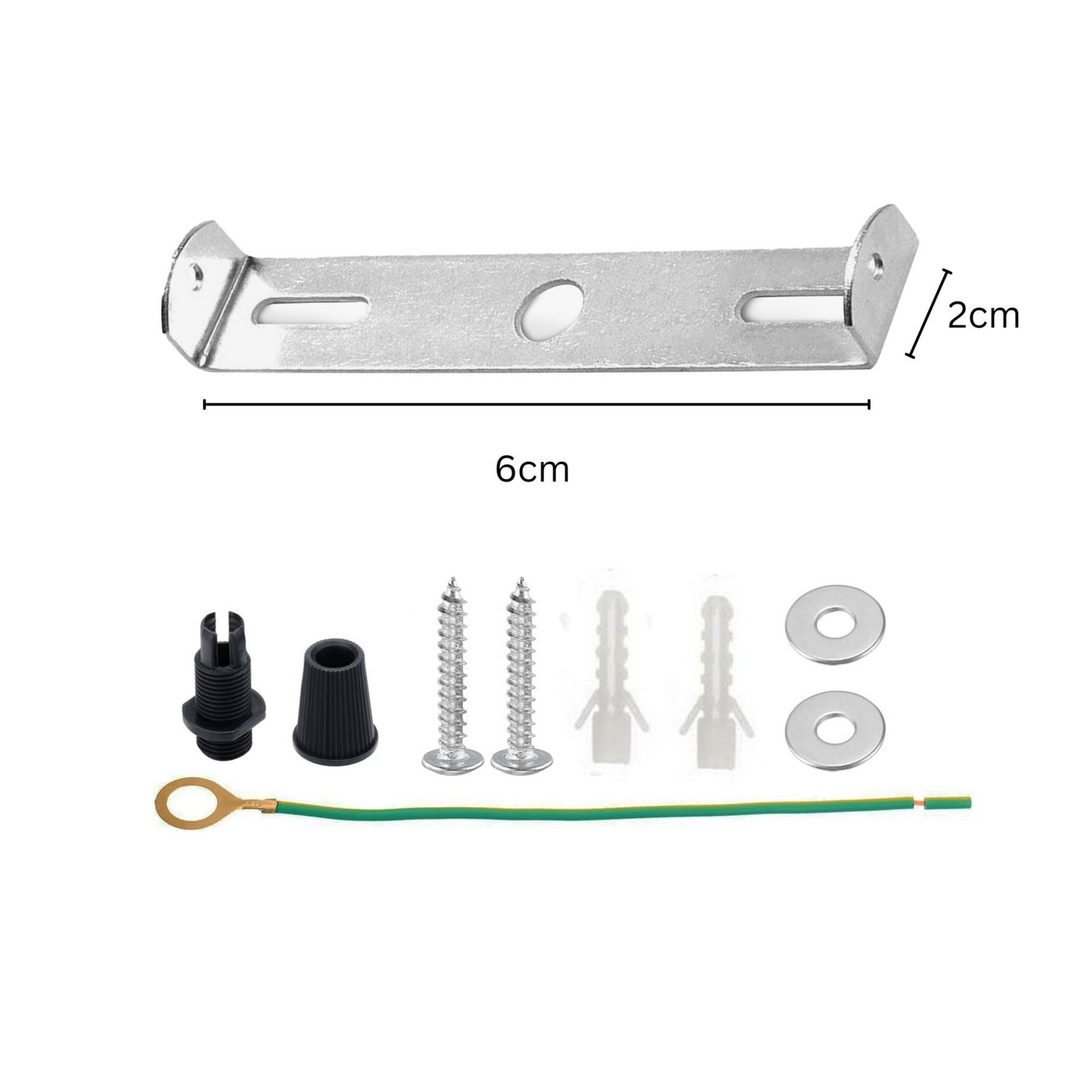 60mm Ceiling Rose Strap Side fitting Bracket~4124