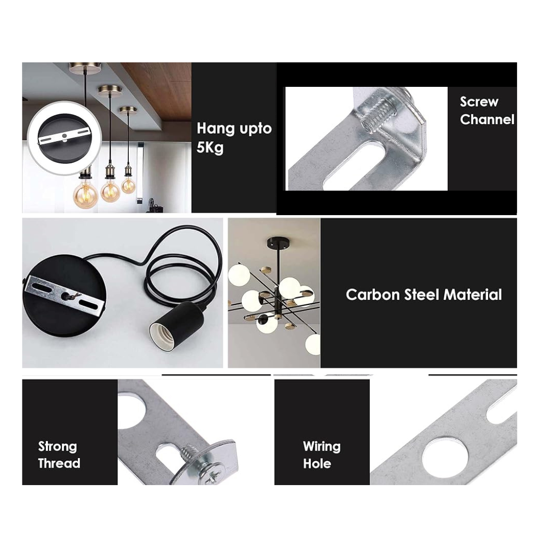 100mm Ceiling Rose Strap Side fitting Bracket~2391