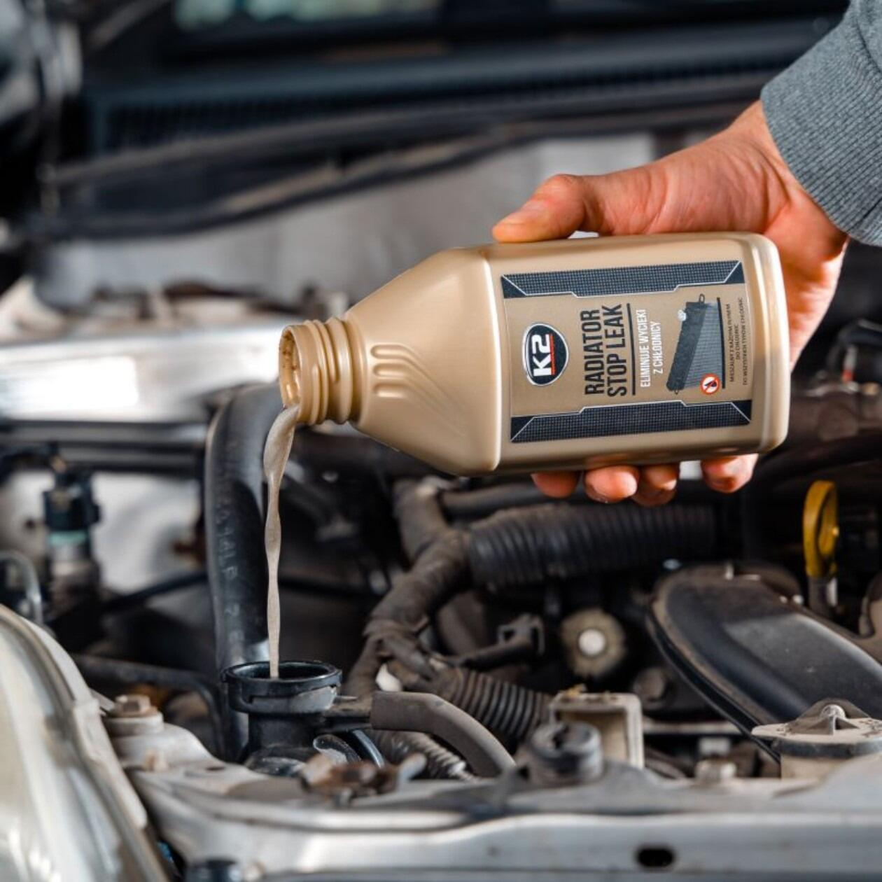 K2 Radiator Stop Leak - Liquid Radiator Sealant for All Coolants, 400ml