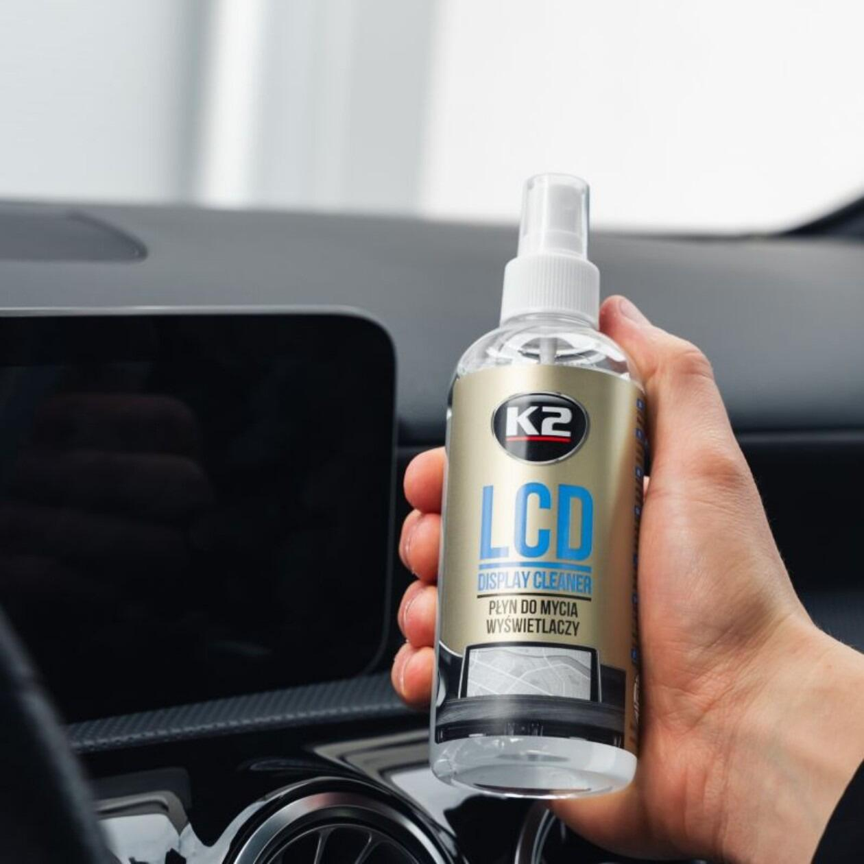 K2 LCD Display Cleaner - Safe & Effective Screen Cleaner for Cars, Phones & TVs, 250ml