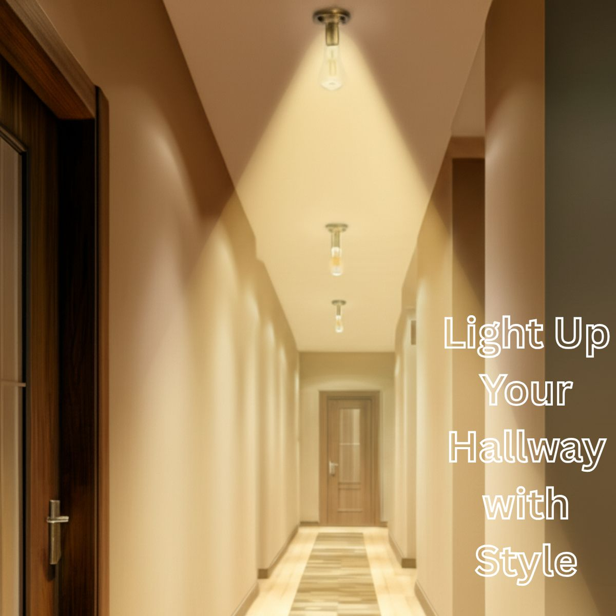 E27 Base Brass Lamp Holder For Hallway ~ 3530