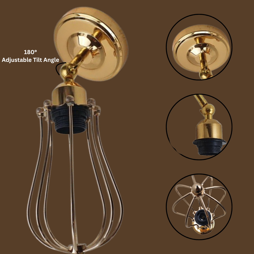 Modern French Gold flush lights for ceiling Fixtures~1596