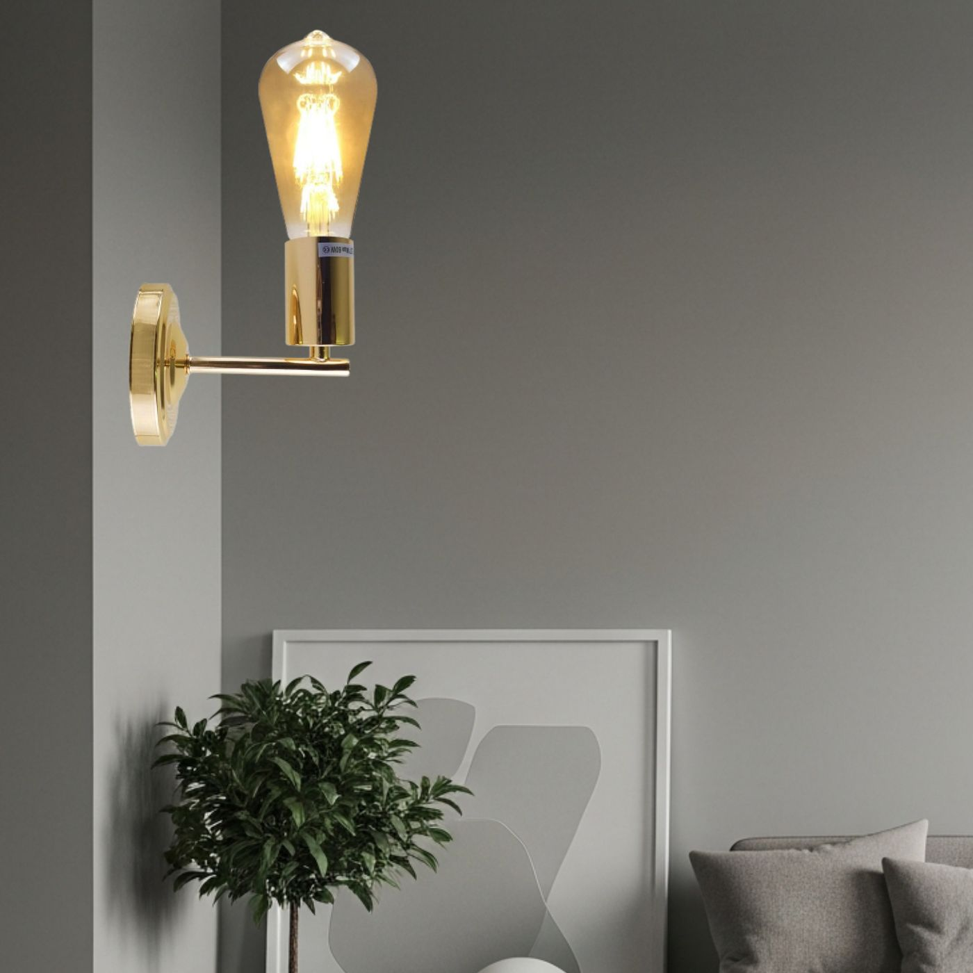 Modern Wall Lighting French Gold Industrial Metal~1691