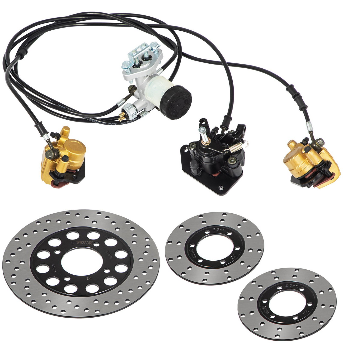 Complete Go-Kart Brake Master Cylinder Kit KD150BRKIT Go Kart