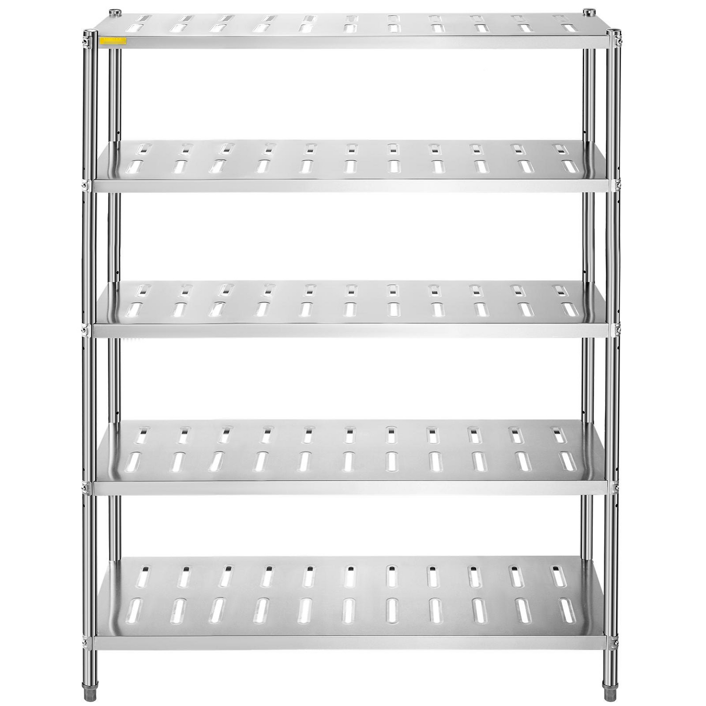 VEVOR Garage Shelf Heavy Duty Shelving 5-Tier 59.1x17.7x70.9 in Stainless Steel