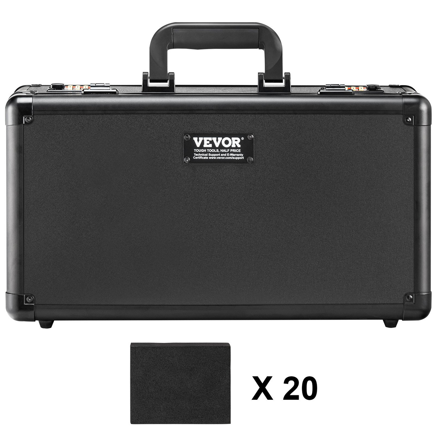 VEVOR 120 PSA Graded Card Storage Box 4 Slots Sports Card Holder Case Coded Lock