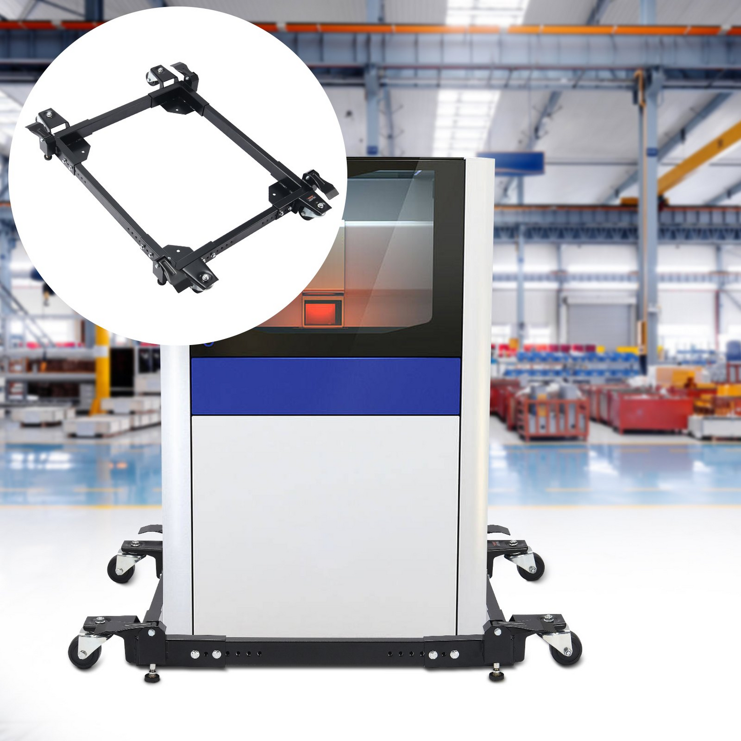 VEVOR Mobile Base Heavy Duty Universal Stand 1500 lb Capacity For Tools Machines