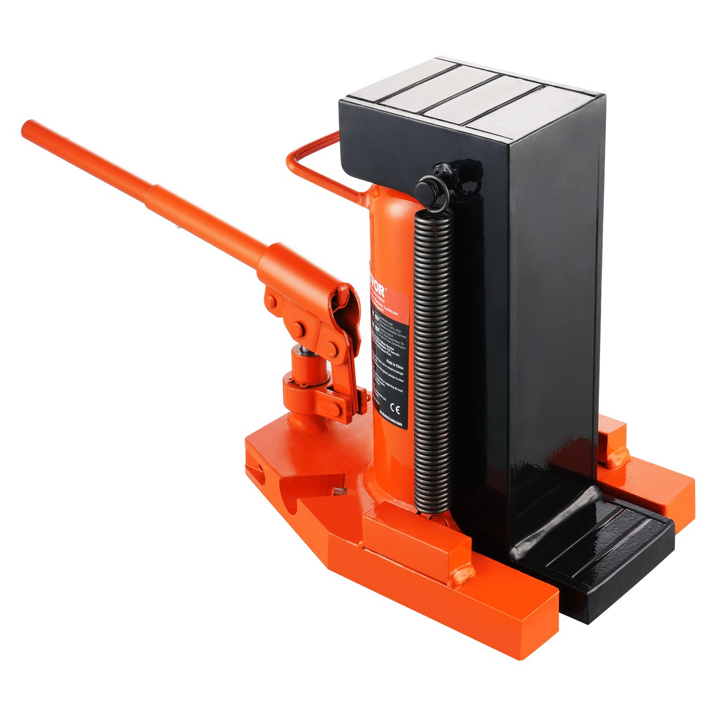 VEVOR Hydraulic Toe Jack, 10 Ton On Toe Toe Jack Lift, 20 Ton On Top Lift Capacity Machine Jack, 1.2-7.5 in Toe Height, 12.6-18.9 in Top Height, Air Hydraulic Claw Jack for Machinery, Industry