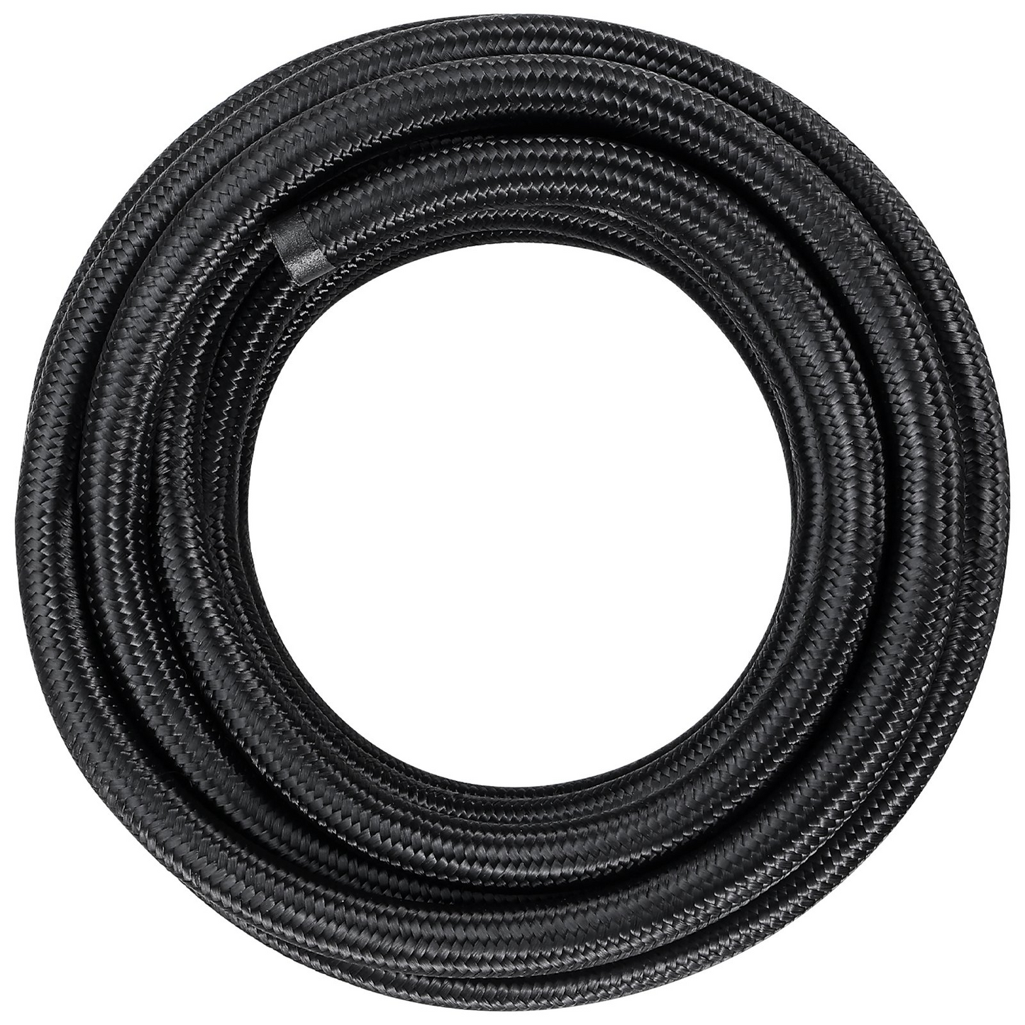 VEVOR 6AN Fuel Line Kit, 20 FT Fuel Hose Kit, 0.34" Nylon Stainless Steel Braided Fuel Line Oil/Gas/Diesel Hose End Fitting Kit, with 12 PCS Swivel Fitting Adapter Kit, Black