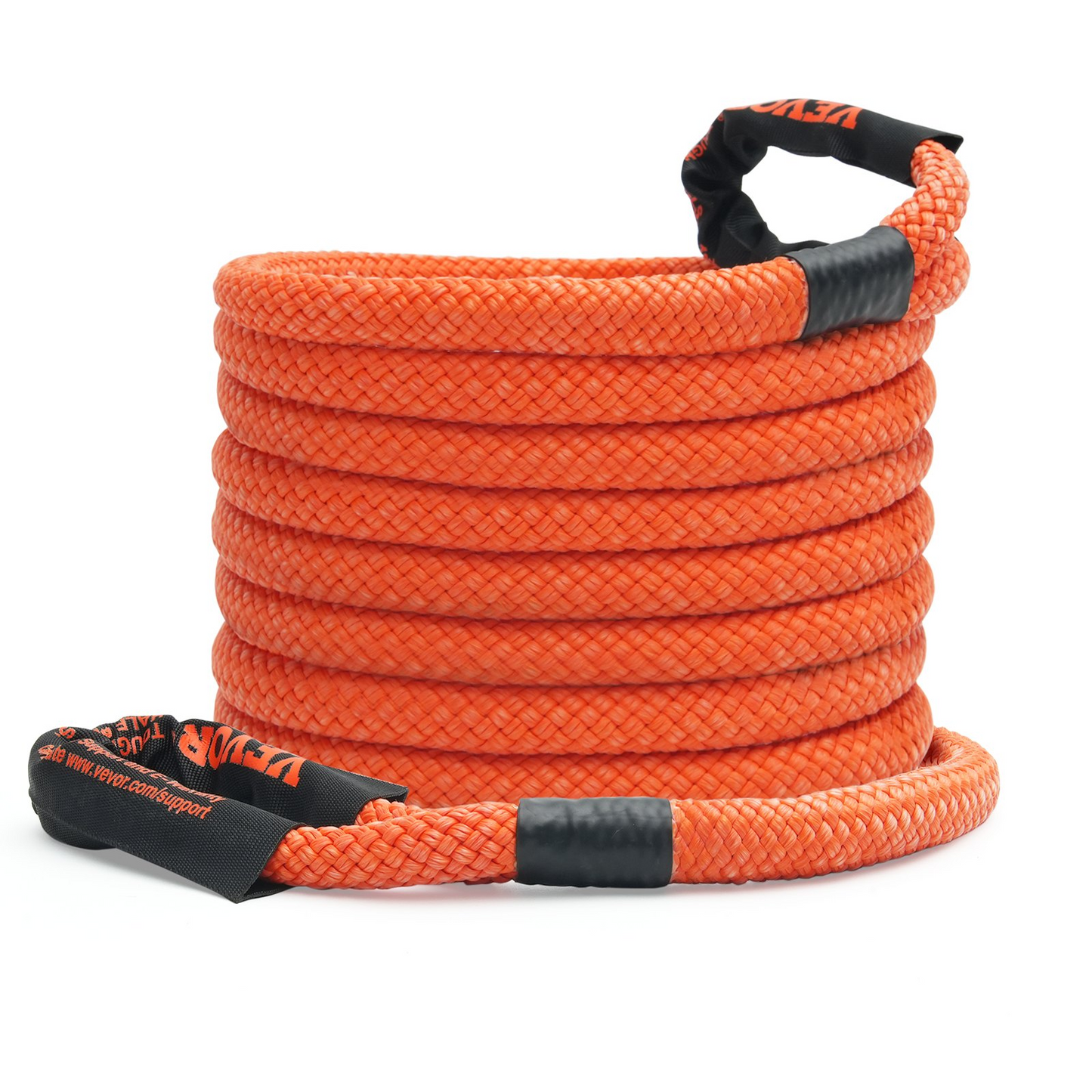 VEVOR 1" (2.54 cm) x 30'/9.1 m Kinetic Recovery Tow Rope 38,000 lbs/17,237.5 kg, Heavy-Duty Off Road Snatch Strap, Extreme Duty 30% Elasticity Energy Snatch Strap for Jeep Car Truck ATV UTV SUV Tractor