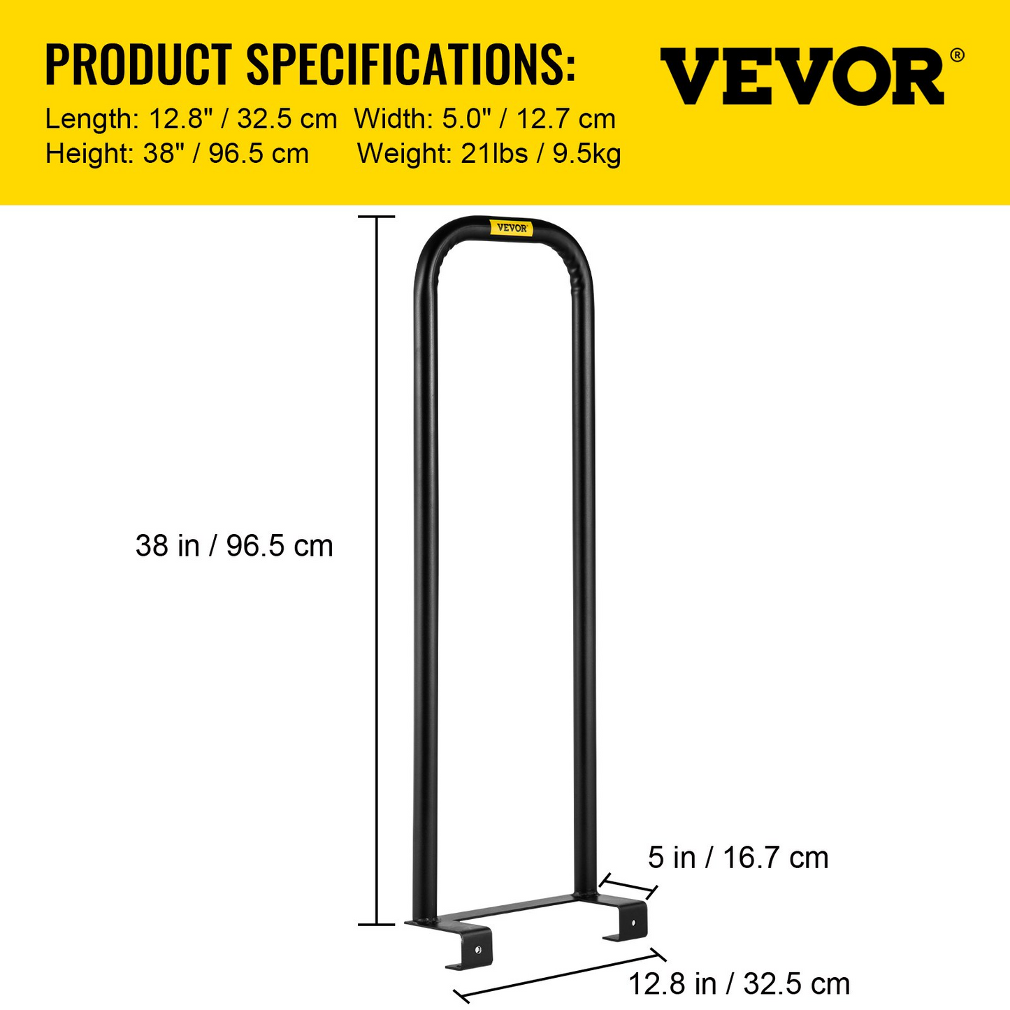 VEVOR Dolly Converter Dolly Bar 12.8 Inch X 5.0 Inch Mattress Dolly 250Lbs