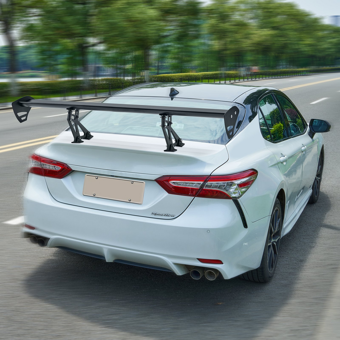 VEVOR Universal Rear Spoiler GT Style Adjustable Trunk Wing Car Racing 43.3"/110 cm