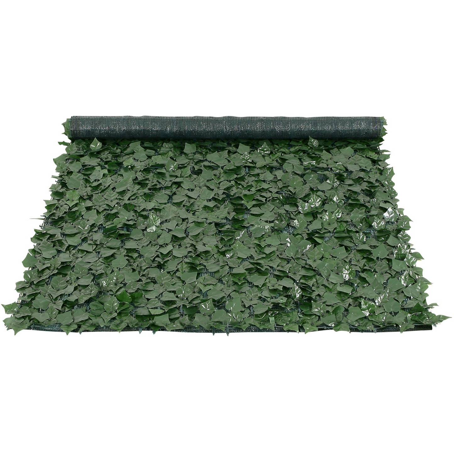 VEVOR Ivy Privacy Fence, 1.5 x 2.5m Artificial Green Wall Screen, Greenery Ivy Fence with Mesh Cloth Backing and Strengthened Joint, Faux Hedges Vine Leaf Decoration for Outdoor Garden, Yard, Balcony