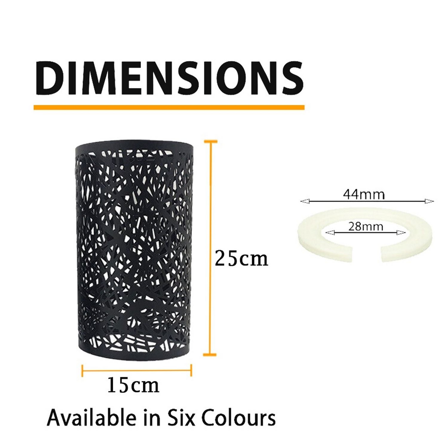 Black Metal Ceiling Light Shade Industrial UK Lighting~2428