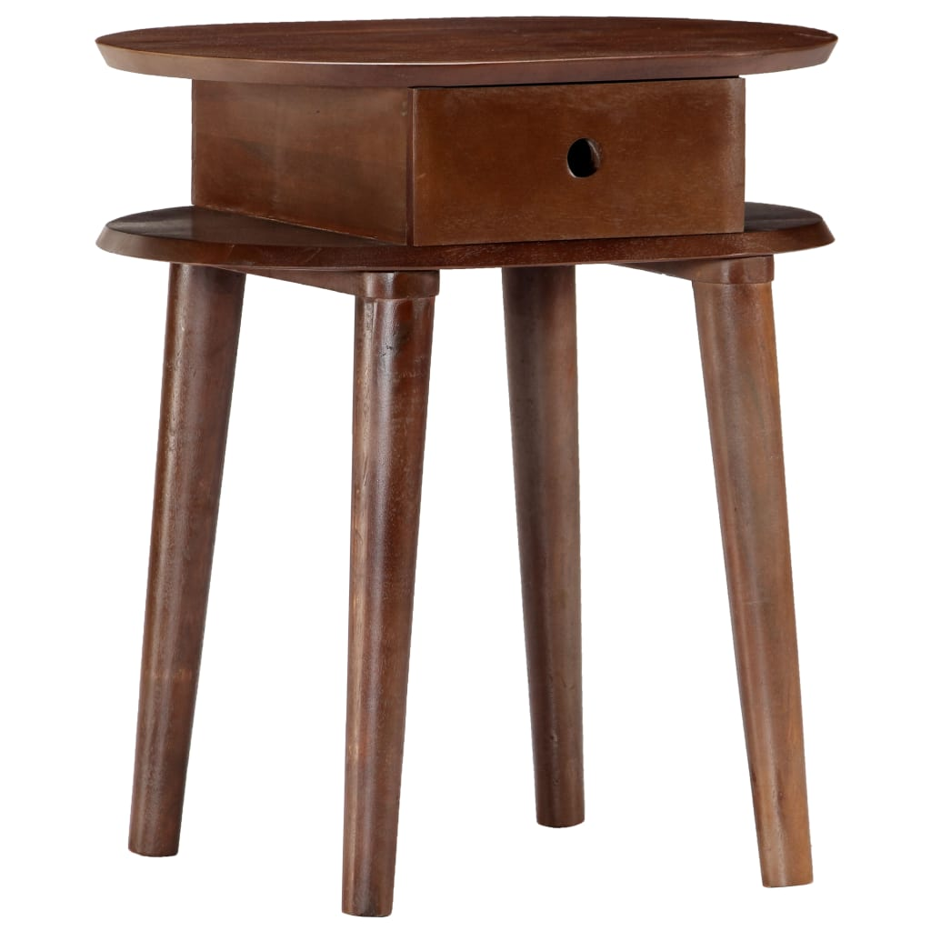 vidaXL Bedside Cabinet 50x35x55 cm Solid Acacia Wood