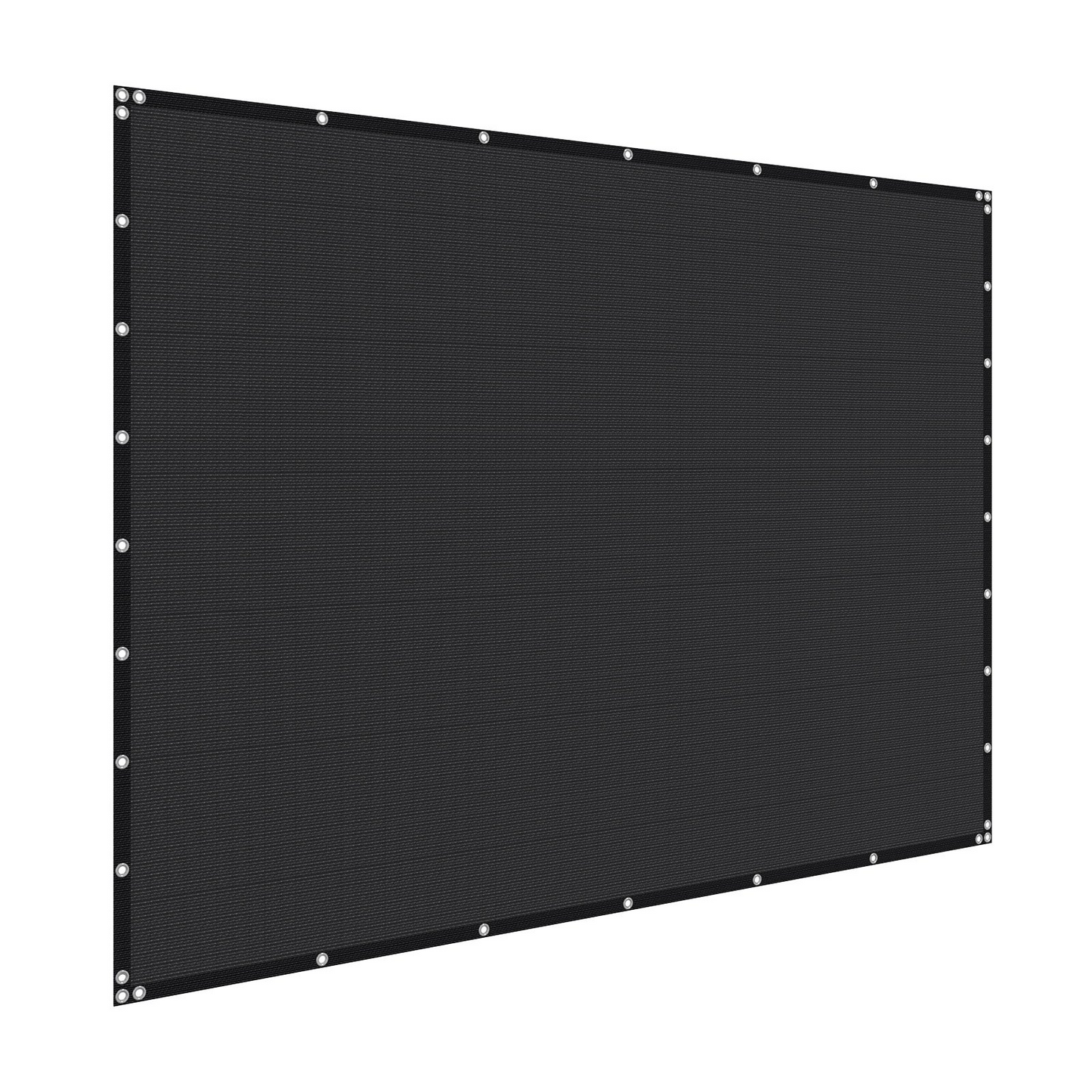 VEVOR 90% Sun Shade Cloth Privacy Screen 8 x 12 ft for Patio Garden (Black)