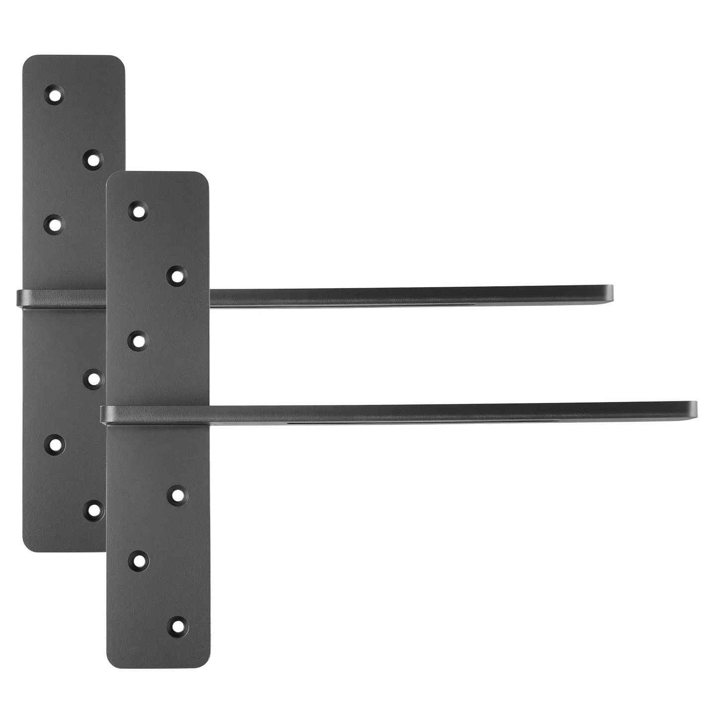 VEVOR 2 Pcs Shelf Brackets 14 inch / 355.6 mm Heavy Duty Floating Shelf Brackets