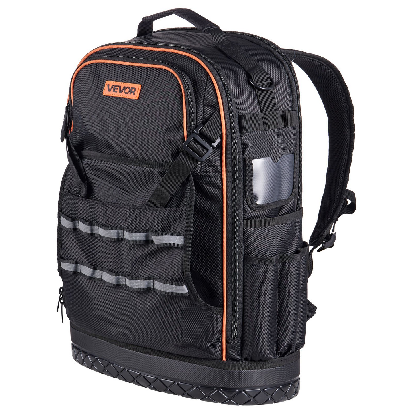 VEVOR Tool Backpack 65 Pockets Tear-resistant Jobsite Backpack for Electrician