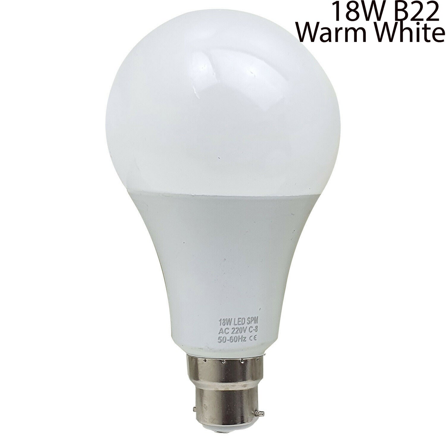LED GLS Bayonet 18W Bulb A19 B22 Globe Energy Saving Warm White Light Bulb~1378