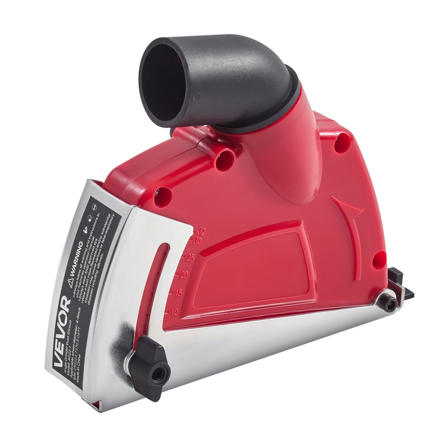 VEVOR Cutting Dust Shroud for Angle Grinders 4-5 in with 6 Clamping Washers