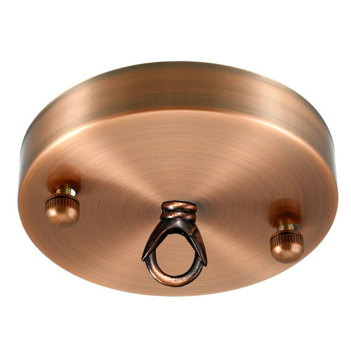 Single Point Copper Color Outlet Ceiling Hook Ring Plate Perfect for fabric flex cable~2661
